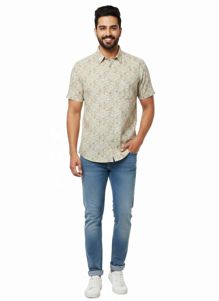 Men’s Regular Collar half sleeve shirt for summer RGCCHS-30